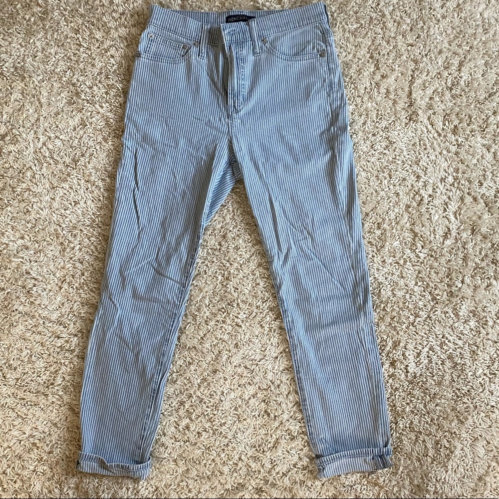 J. Crew Pin-Stripe Jeans